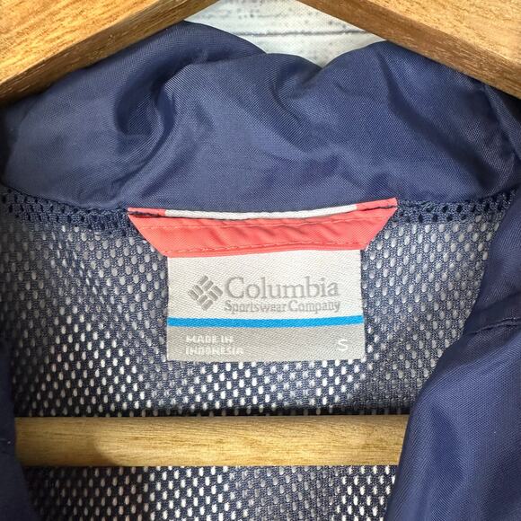 Columbia Womens size Small Arcadia II Rain Shell Jacket 1534111 Coral Waterproof - Picture 7 of 8